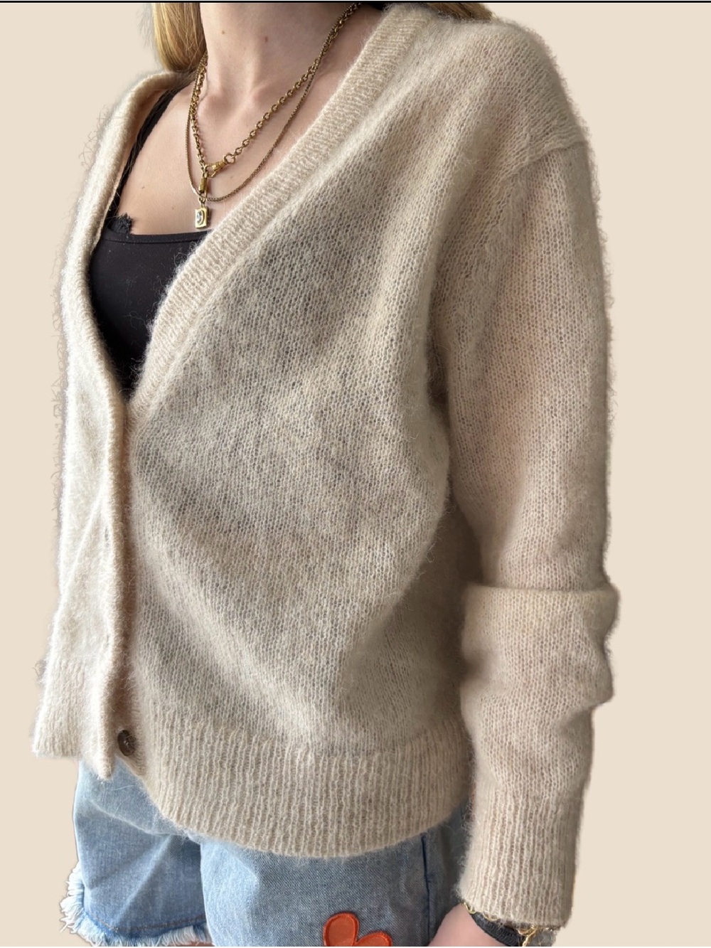 Jenni Kayne Mohair Blend Cardigan XXL